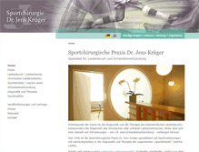 Tablet Screenshot of praxis-krueger.com